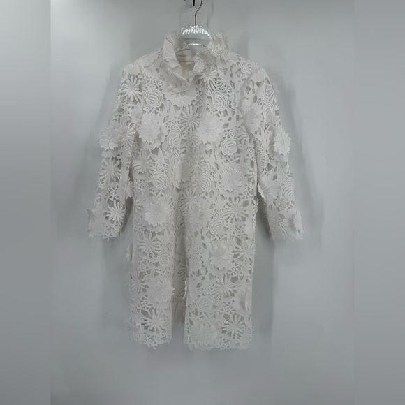 Tuckernuck Blanc Guipure Lace Daphne Dress size small - Picture 5 of 11